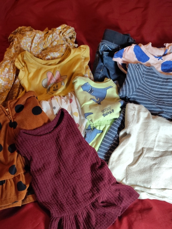 Cat & Jack Other - Lot of 10 Baby Girl Clothes Size 18 Months – Tops, Dresses, Denim & Sleepwear